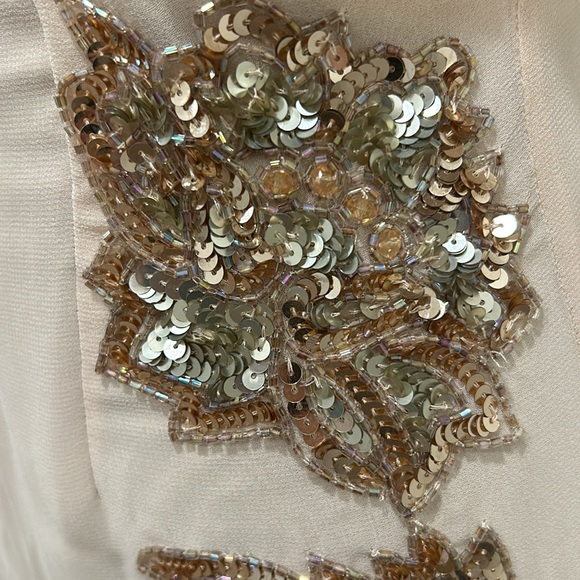 ASOS Floral Embellished Flutter
Sleeve Maxi Dress | - Picture 6 of 8